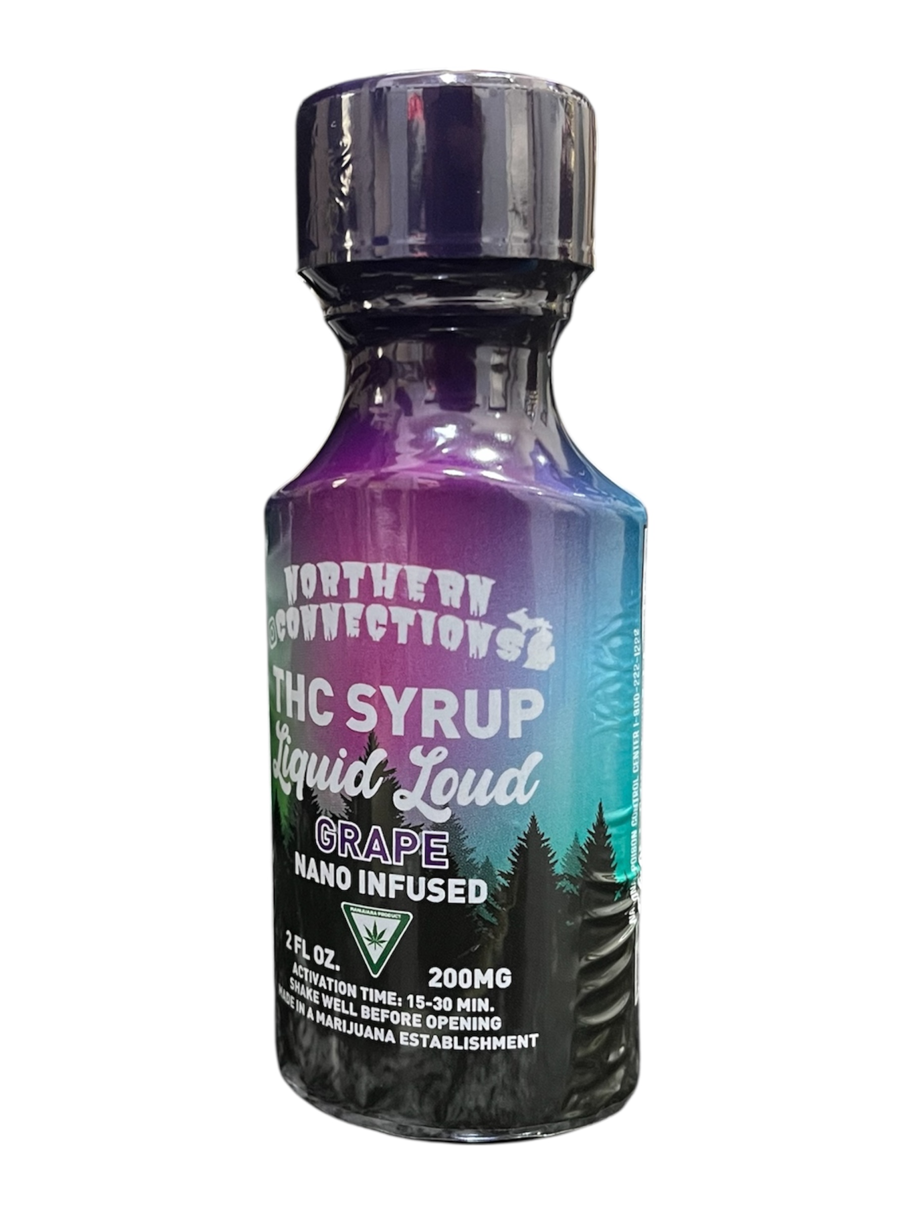 Photograph of product: NORTHERN CONNECTIONS | LIQUID LOUD | GRAPE | SYRUP | 200MG