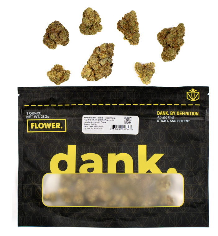 Photograph of product: Dank | Hawaiin Diesel | 28g