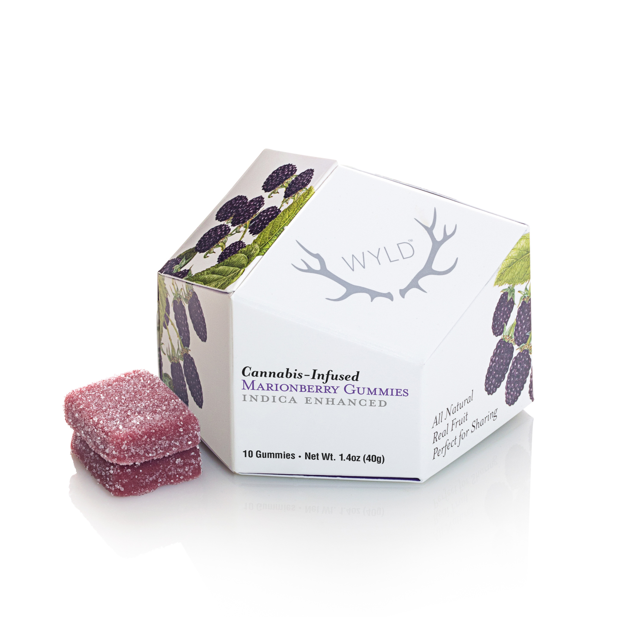 Photograph of product: Wyld Edibles 10pk/100mg- Marionberry