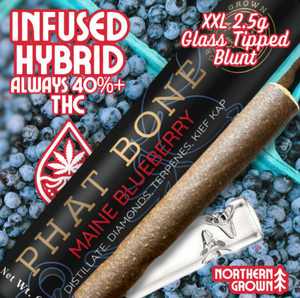 Photograph of product: Maine Blueberry | 2.5g |  Infused Blunt
