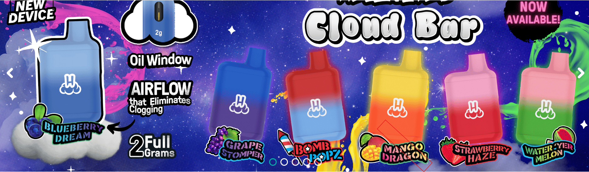 Photograph of product: Hellavated - Water 'Yer Melon (Oui'd) - Cloud Bar AIO