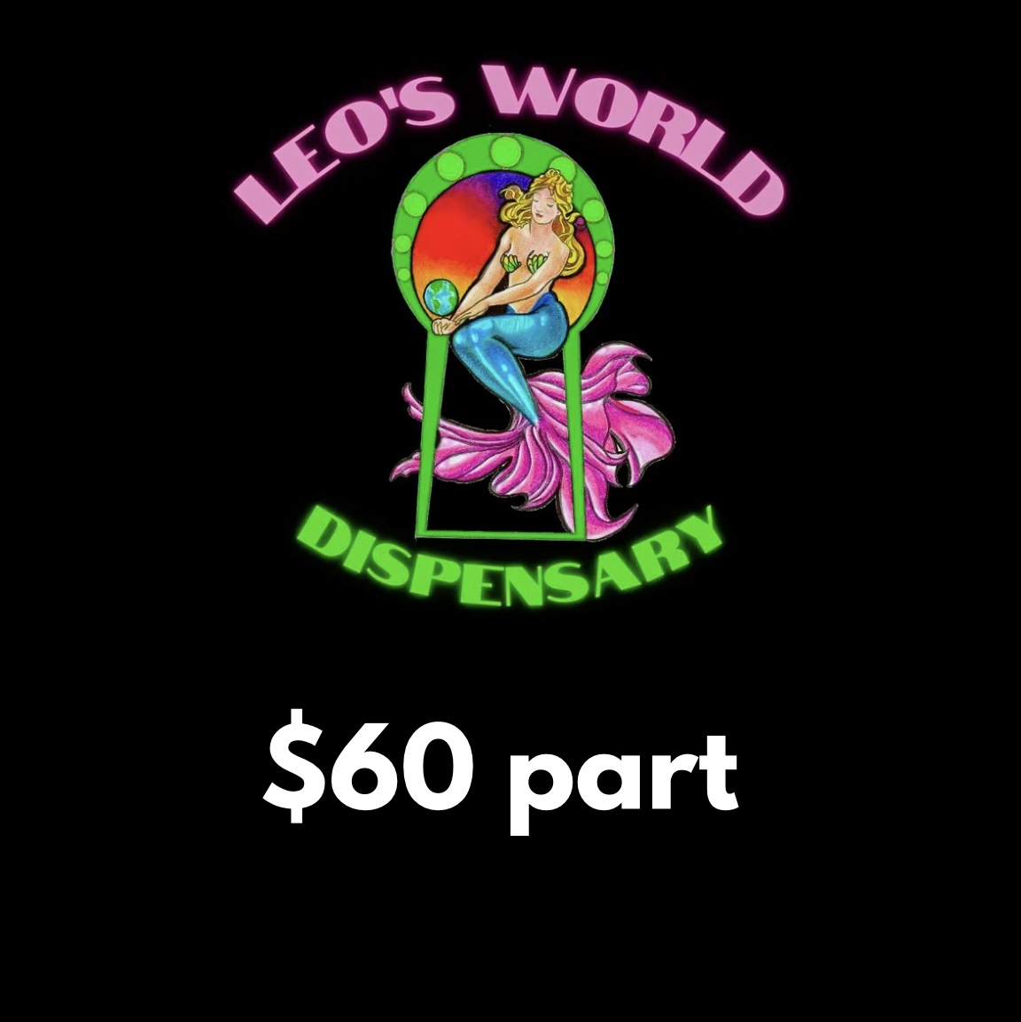 Photograph of product: $60 Part