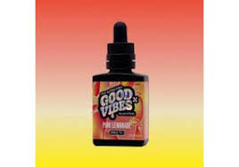 Photograph of product: Good Vibes X Pink Lemonade Fast Acting Tincture | 1000mg | Good Feels