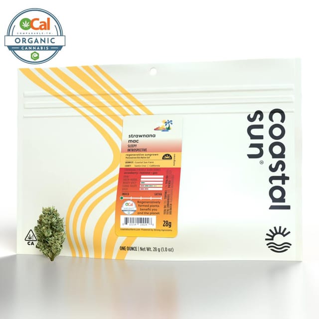 Photograph of product: Strawnana Mac | 28g Sungrown Flower