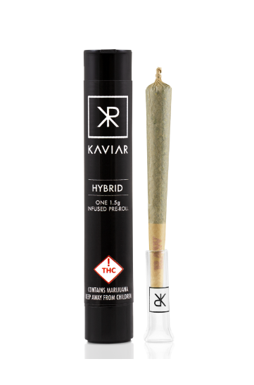 Photograph of product: KAVIAR 1.5G HYBRID INFUSED PRE-ROLL