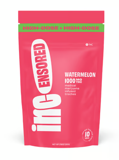 Photograph of product: 10ct/100mg Troches (Watermelon)