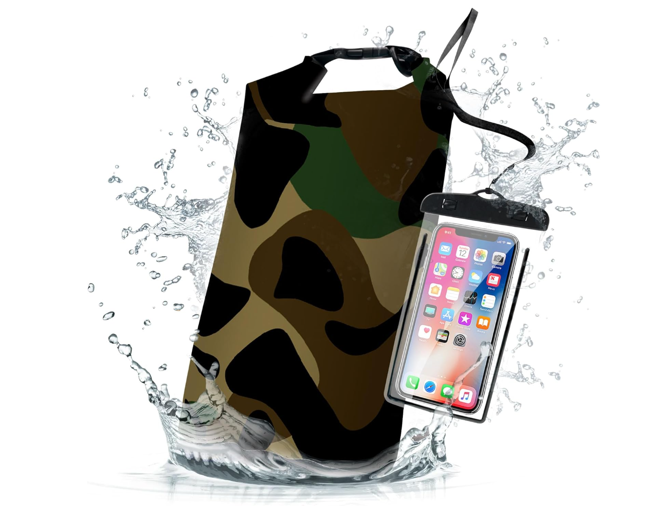 Photograph of Product: Water Proof Dry Bag - 5L - Camo