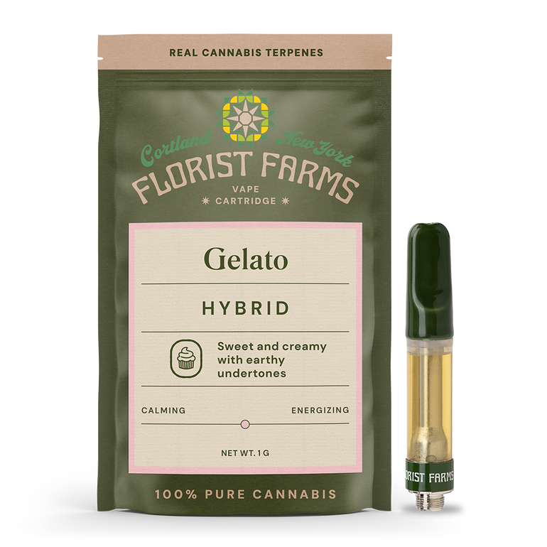 Photograph of product: Florist Farms - 510 Gelato - Cartridge