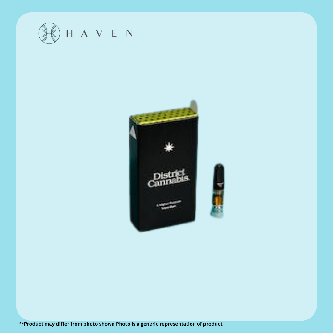 Photograph of product: 0.5g Hawaiian Haze (Distillate Vape Cart) | District Oui'd