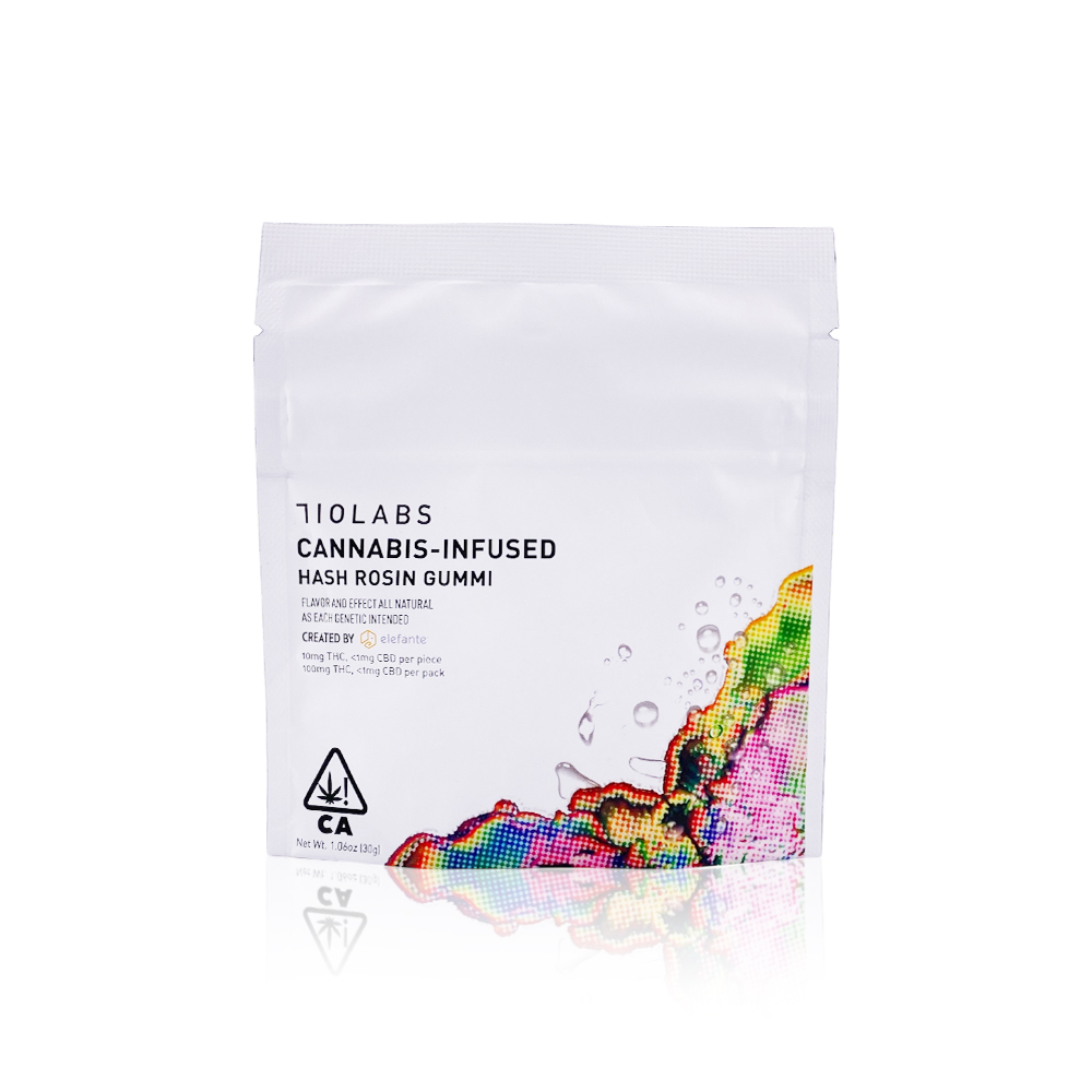 Photograph of product: 710 LABS - Edible - Tropicanna Grape Cake #11 - Gummis - 100MG