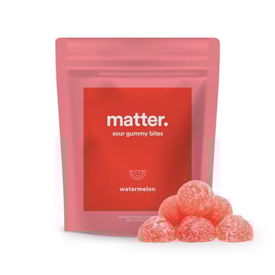 Photograph of product: Watermelon Chewable Gels 10mg x 10ct