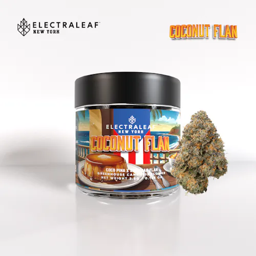 Photograph of product: Electraleaf - Coconut Flan - Flower - 3.5g