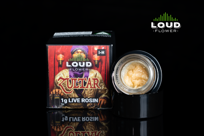 Photograph of product: Zultar | 90U Live Rosin | MI LOUD