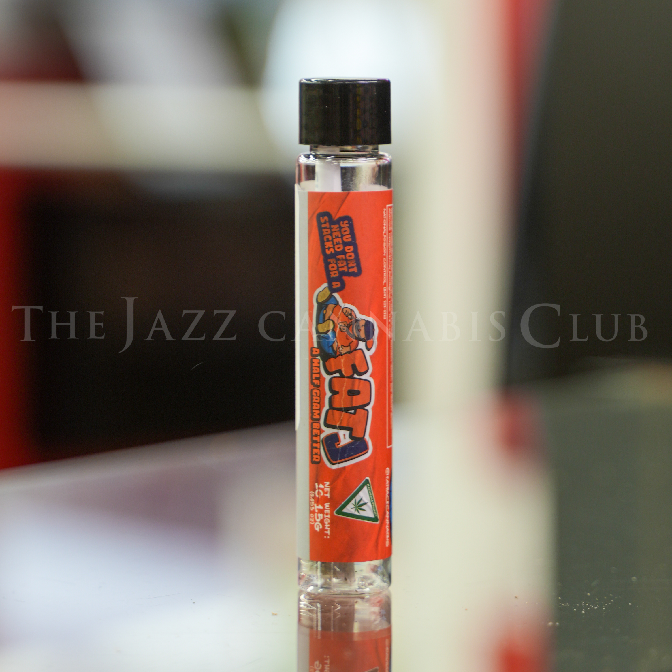 Photograph of product: Fat J - LA Pop Rocks x Purple Push Pop - Pre Roll