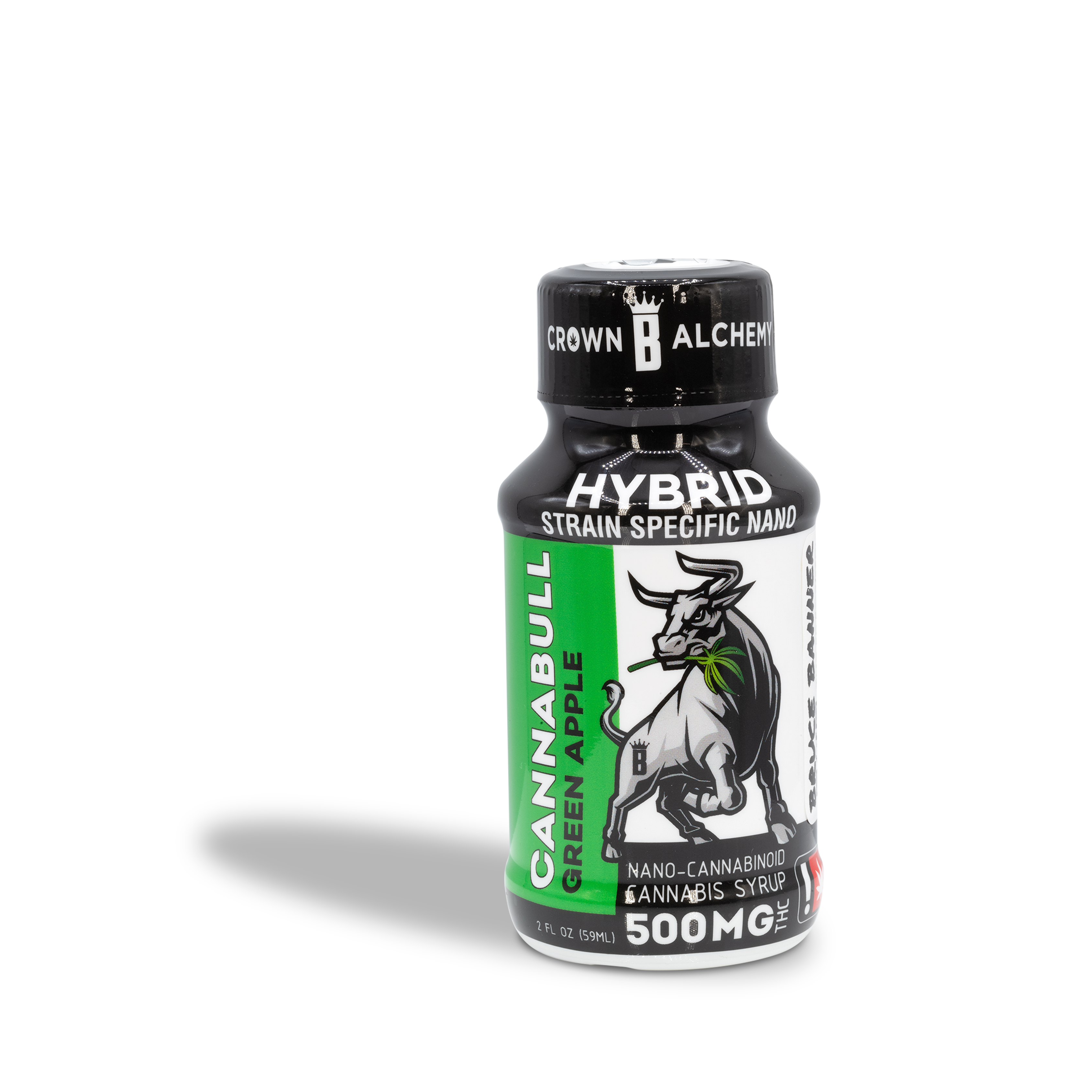 Photograph of product: Cannabull - Green Apple Nano Syrup - 2oz