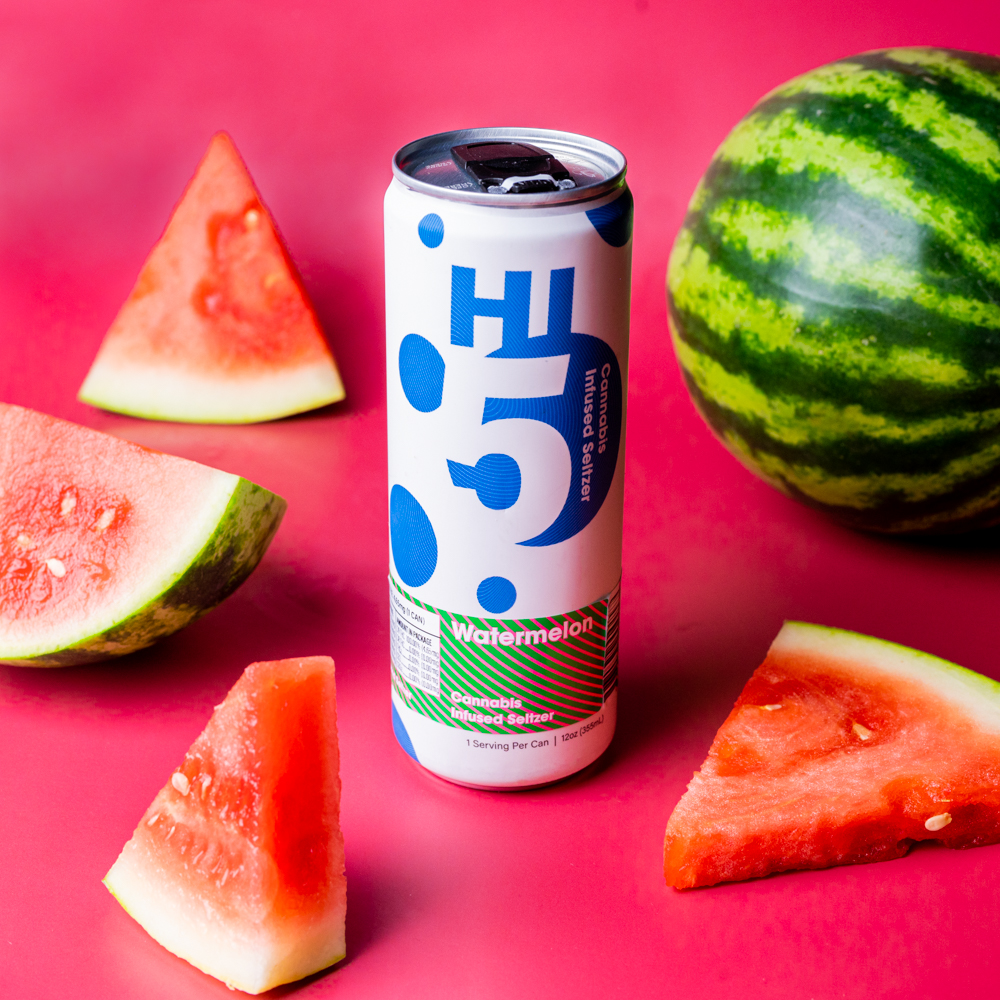 Photograph of product: Watermelon Seltzer (4pk) (6 for $50)