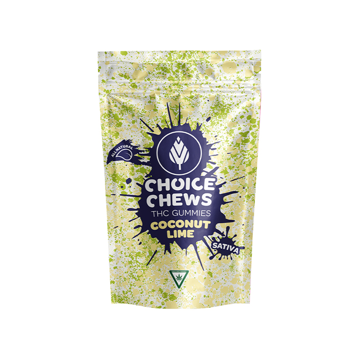 Photograph of product: Coconut Lime Gummies, Oui'd, 200mg