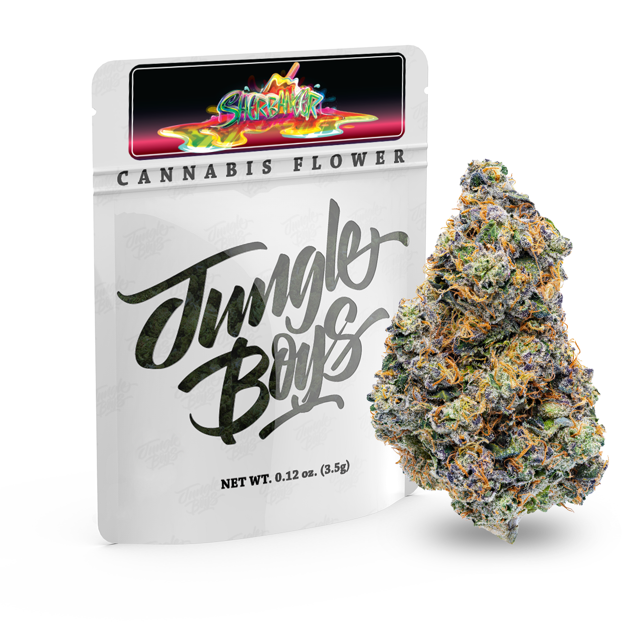 Photograph of Product: Jungle Boys | Sherbanger - 3.5g Flower Mylar