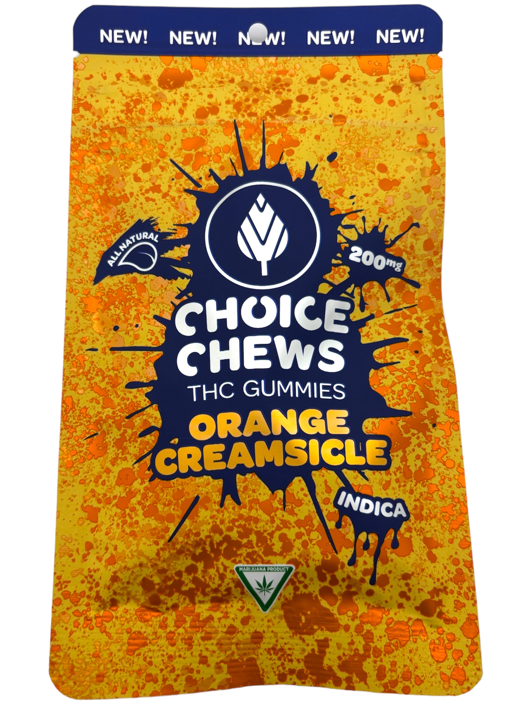 Photograph of product: Choice Orange Creamsicle Oui'd Soft Chews 200mg Rec