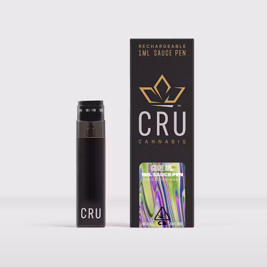Photograph of product: CRU | Grape Ape Live Resin | VAPE | 1g
