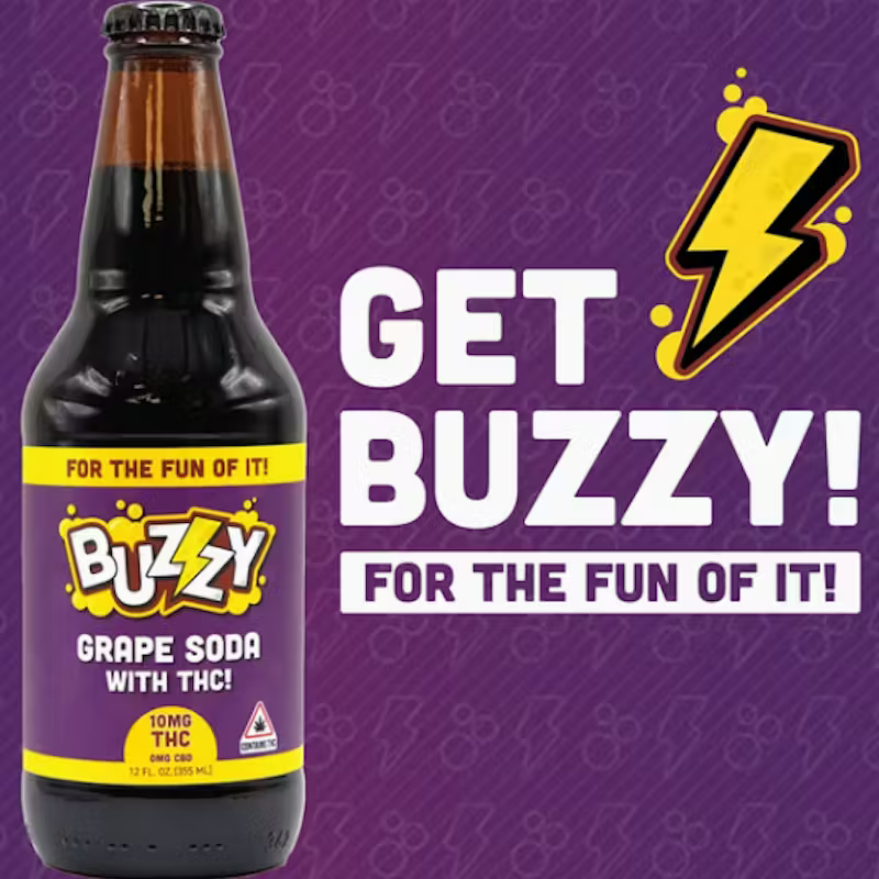 Photograph of product: Buzzy - Grape Soda - 10mg