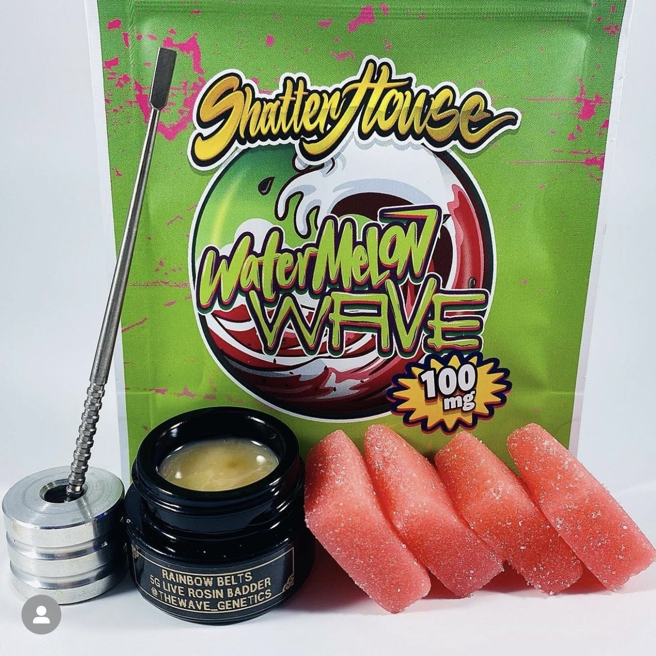 Photograph of product: Shatter House 200mg Gummies | Mango