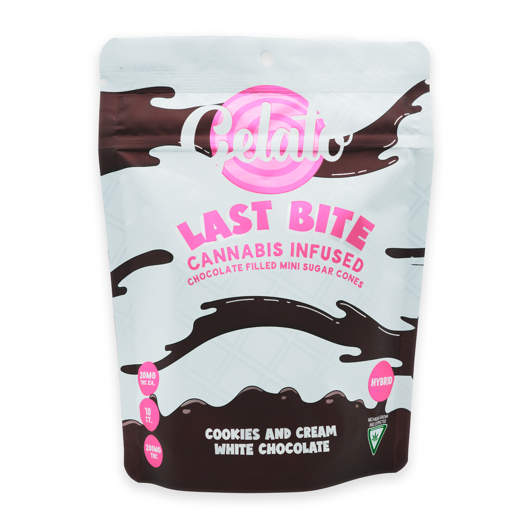 Photograph of product: Cookies & Cream | 200MG Infused Mini Sugar Cones