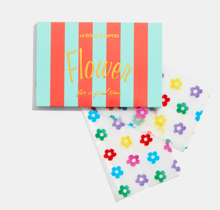 Photograph of product: Edie Parker - Flower Rainbow Rolling Papers