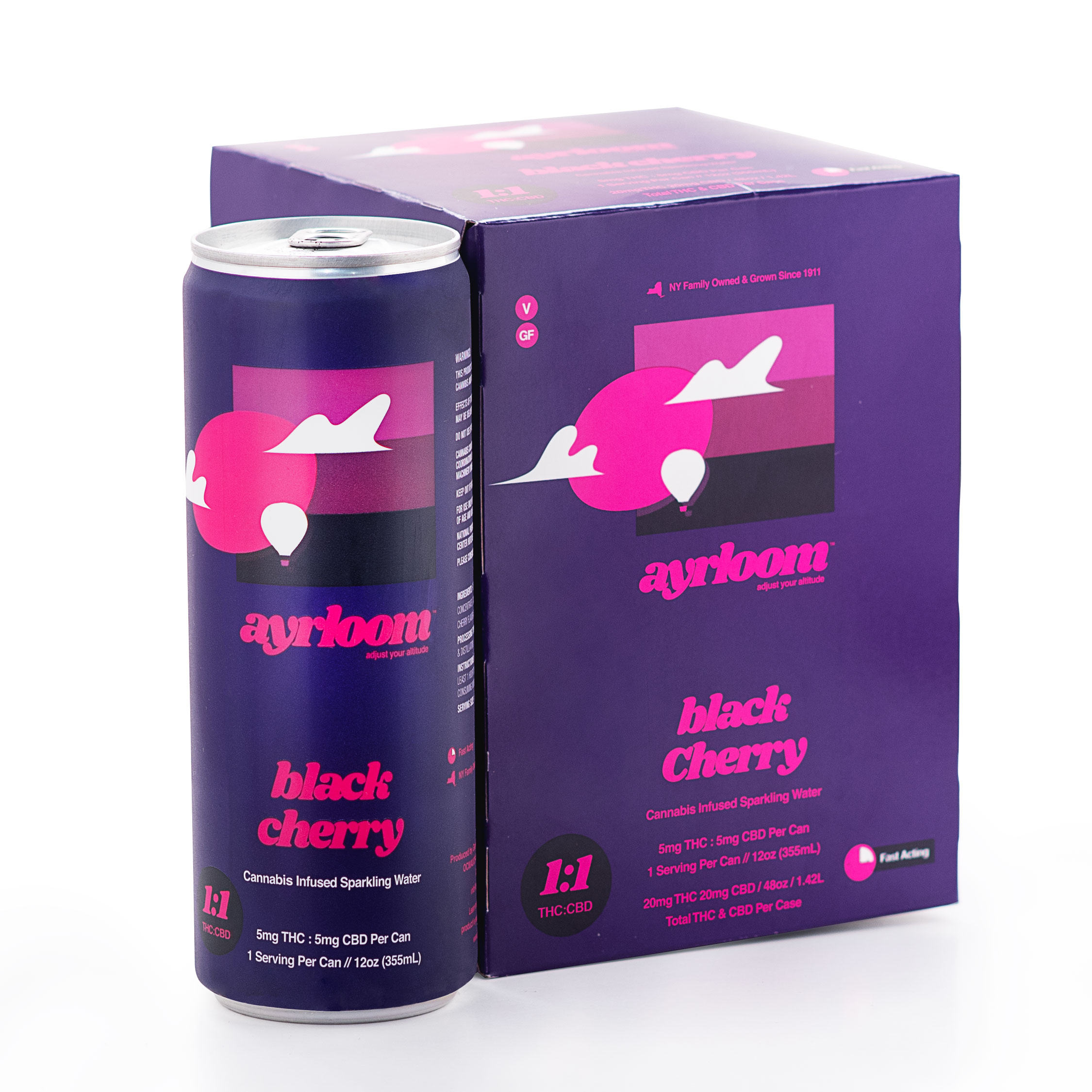 Photograph of product: Black Cherry 1:1 - 48oz 4pck