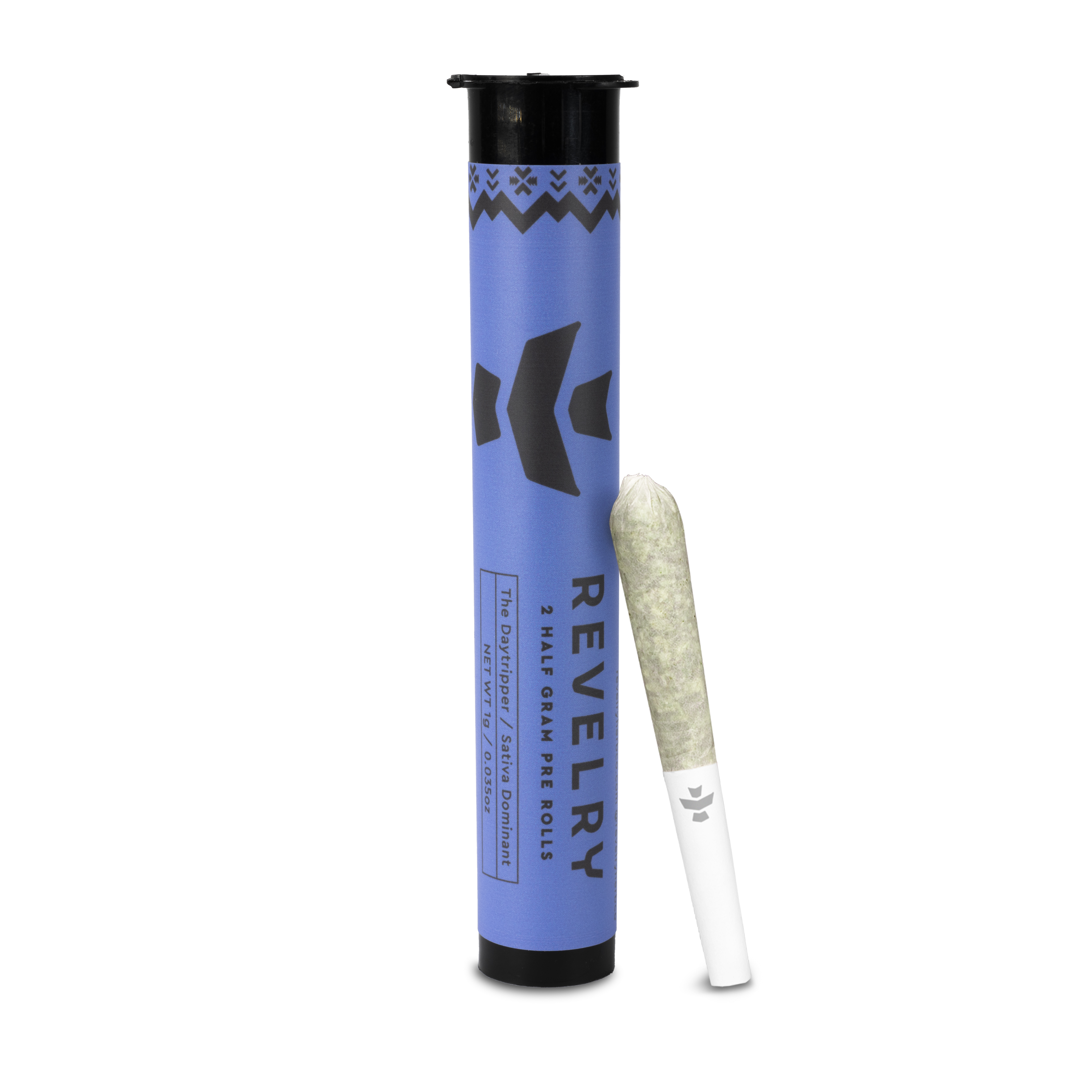 Photograph of product: Revelry Pre-Roll Hybrid Red Bullz 2-Pack