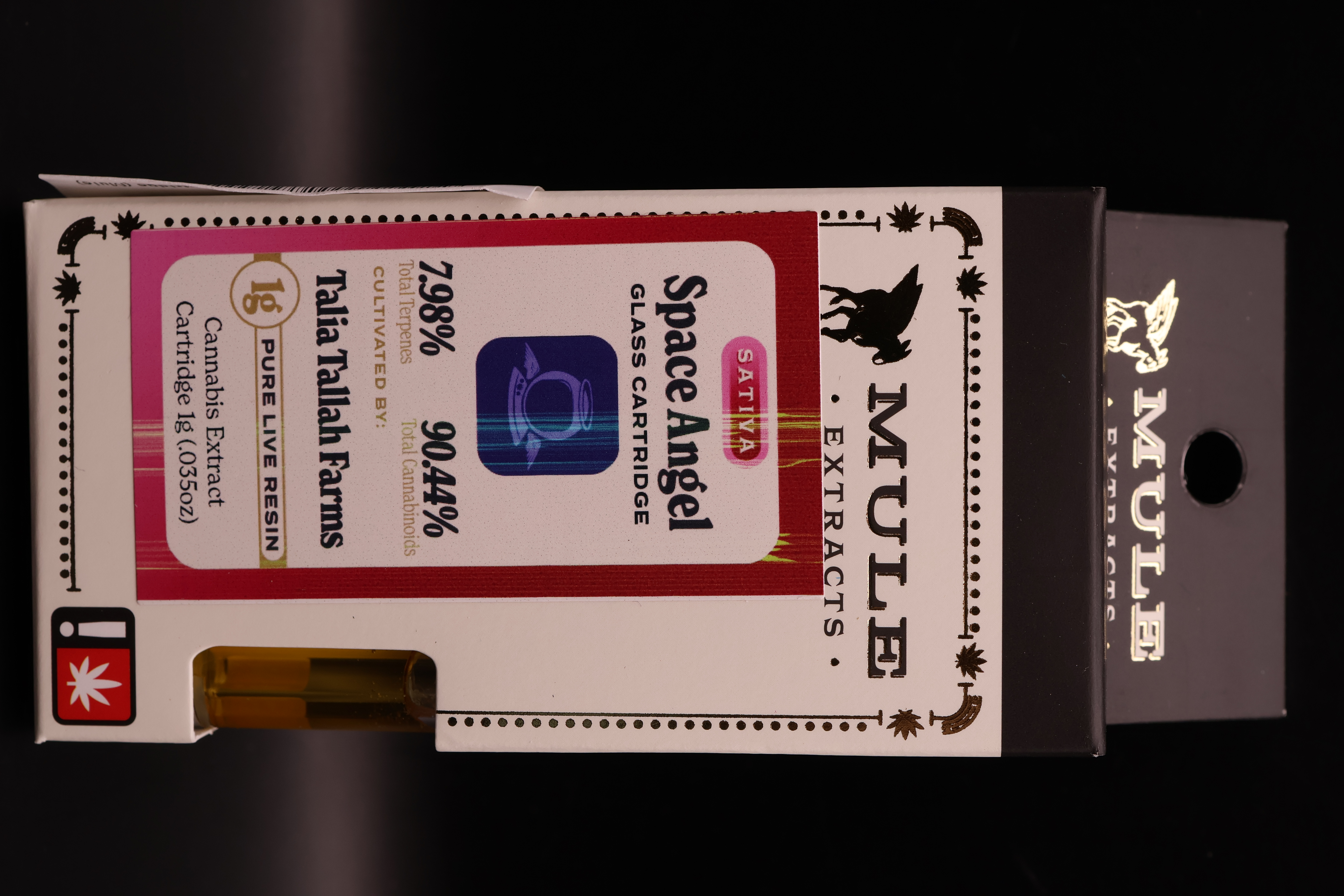 Photograph of product: Space Angel Live Resin Cartridge (Mule)