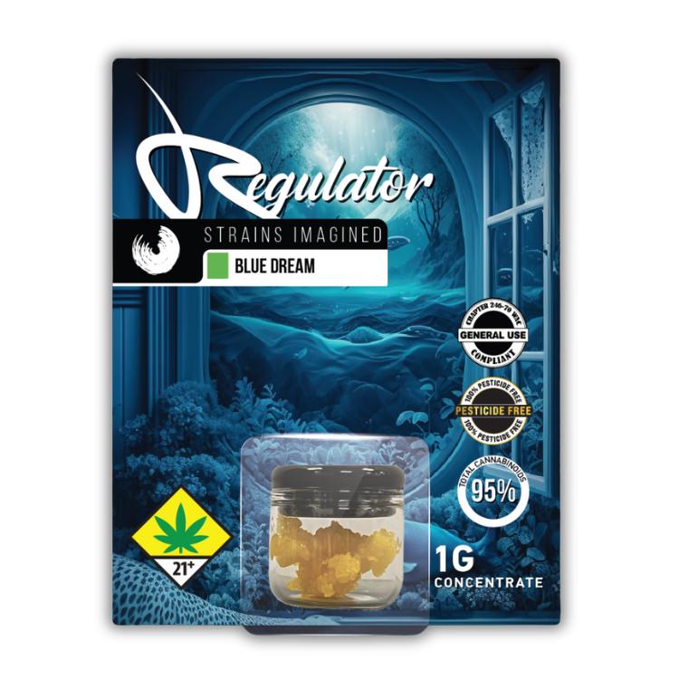 Photograph of product: Blue Dream 1g Sugar Concentrate (Regulator)