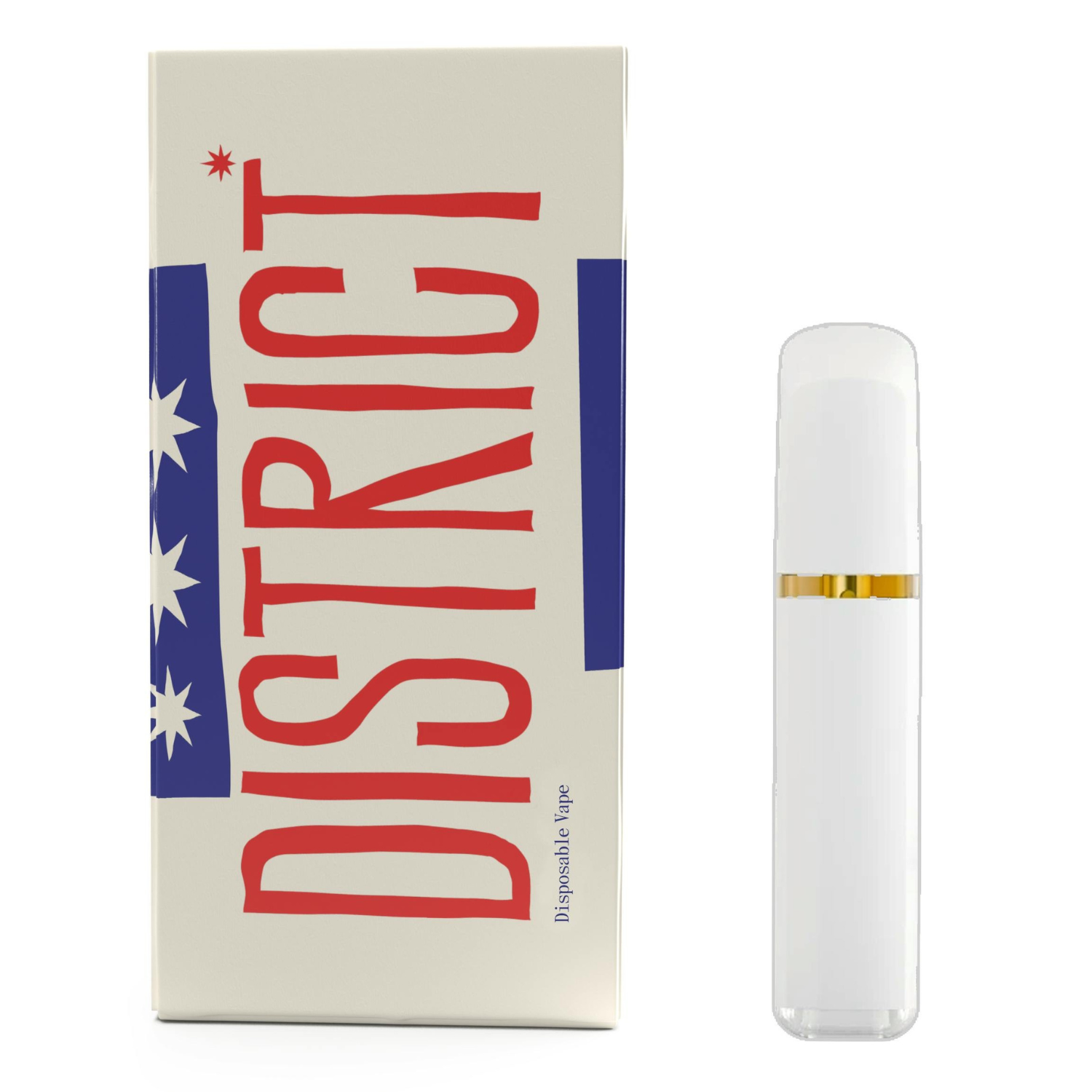Photograph of product: Lemon Drop: Disposable TH-oui Vape (1g)  District Oui'd