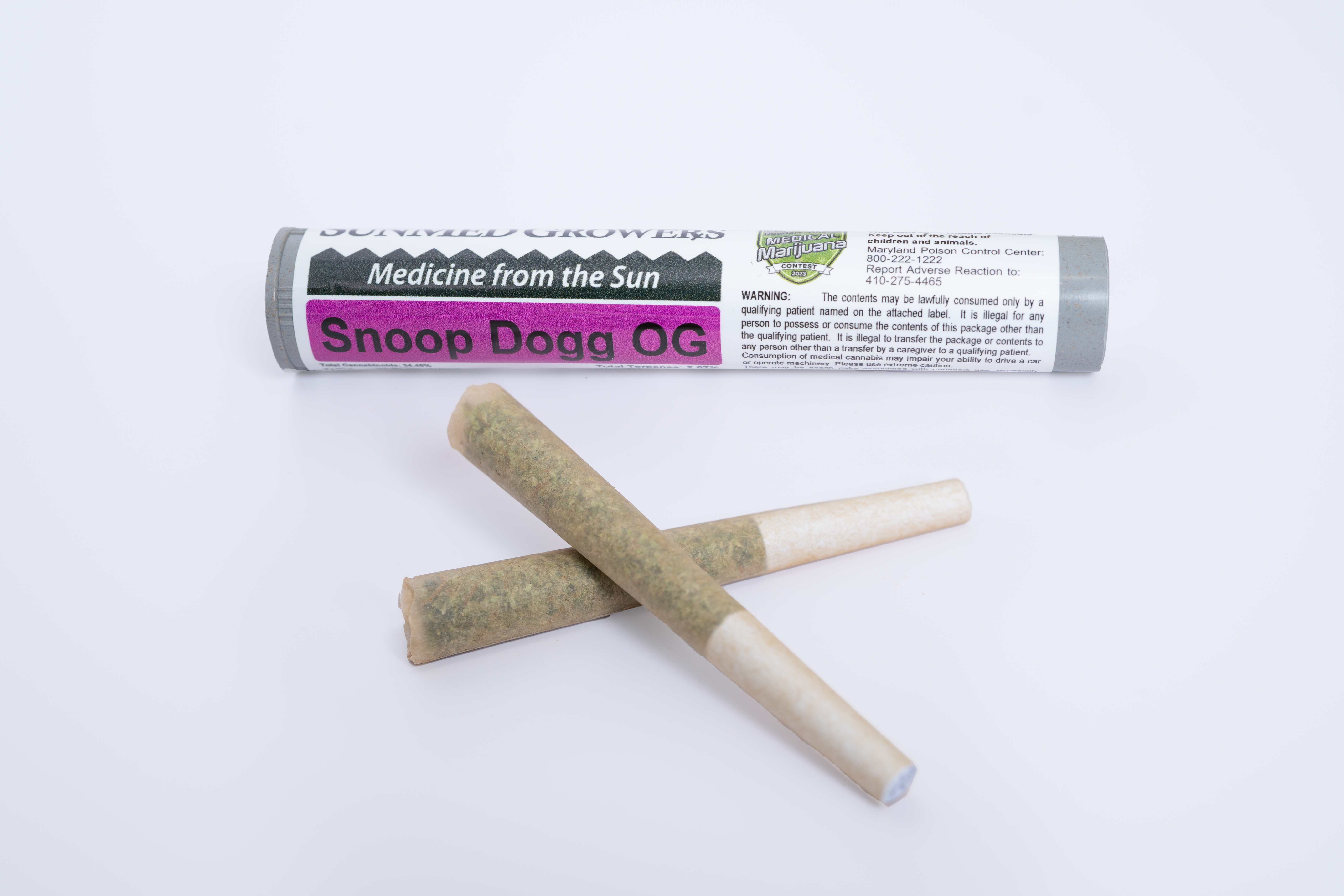 Photograph of product: Sunmed | SDG OG Pre Roll (2pk)