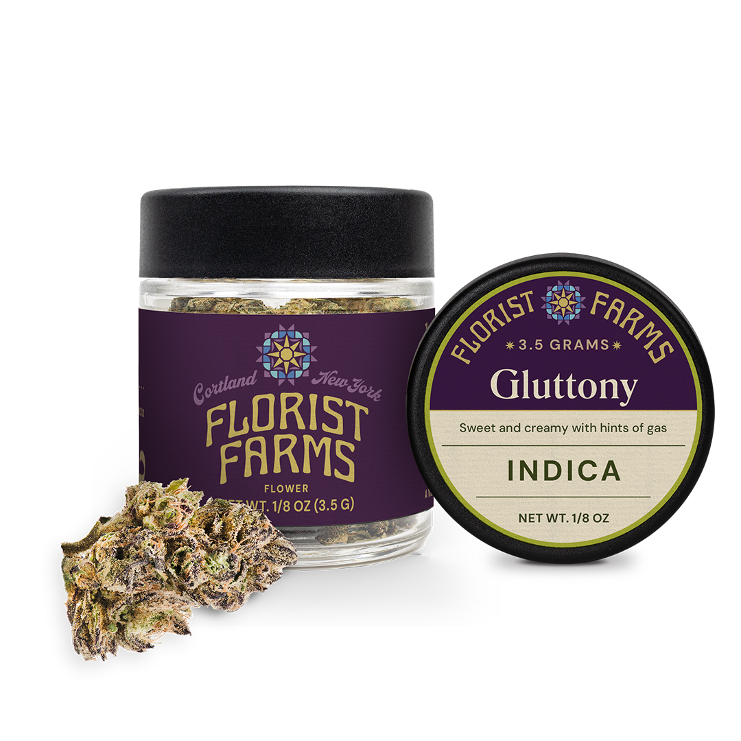 Photograph of product: Flower Jar - Gluttony - 3.5g