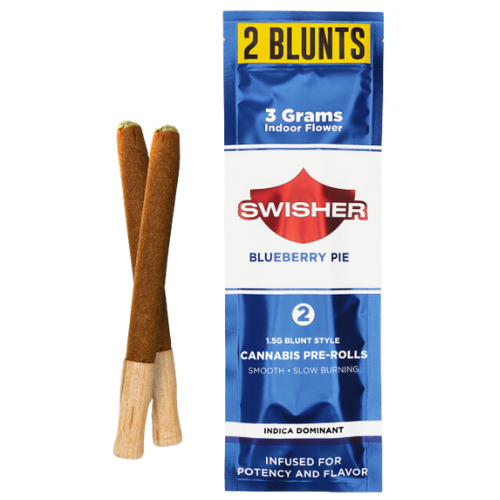 Photograph of product: Swisher Blueberry Pie Infused Blunt 2 Pack 3g