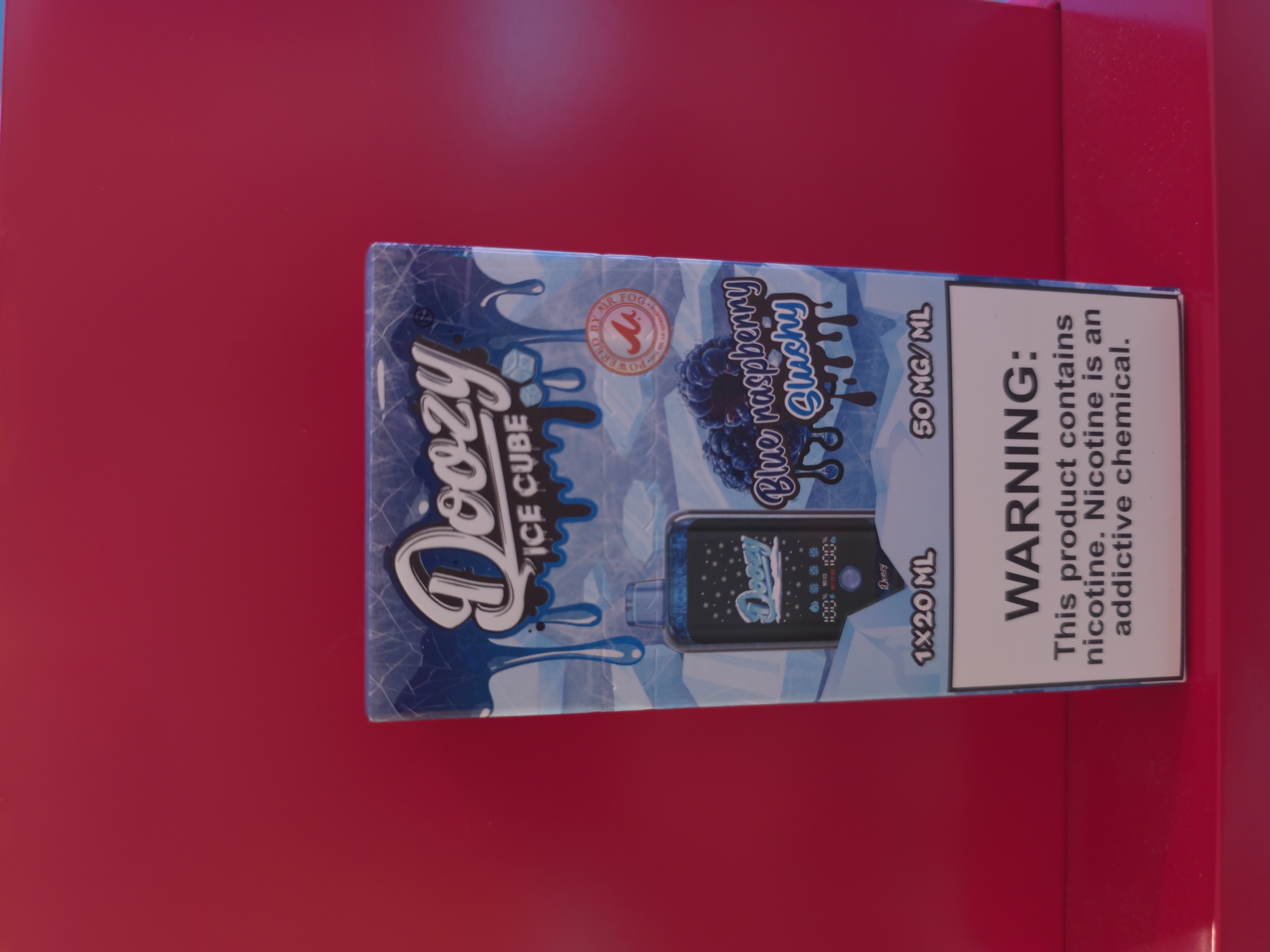 Photograph of product: Doozy | Ice Cube | 40K Puffs | Blue Raspberry Slushy | Nicotine Disposable
