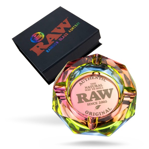 Photograph of product: Ash Tray | RAW | Rainbow | Glass