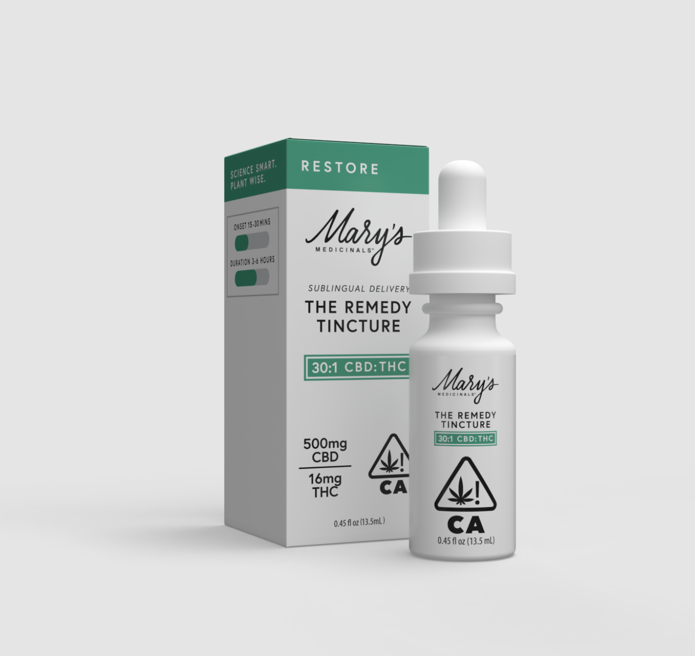 Photograph of product: The Remedy CBD Tincture 500mg - Mary's Medicinals