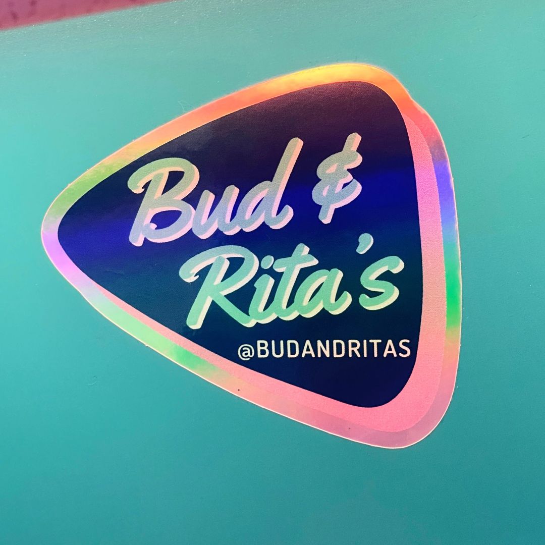 Photograph of product: Bud & Rita's Sticker