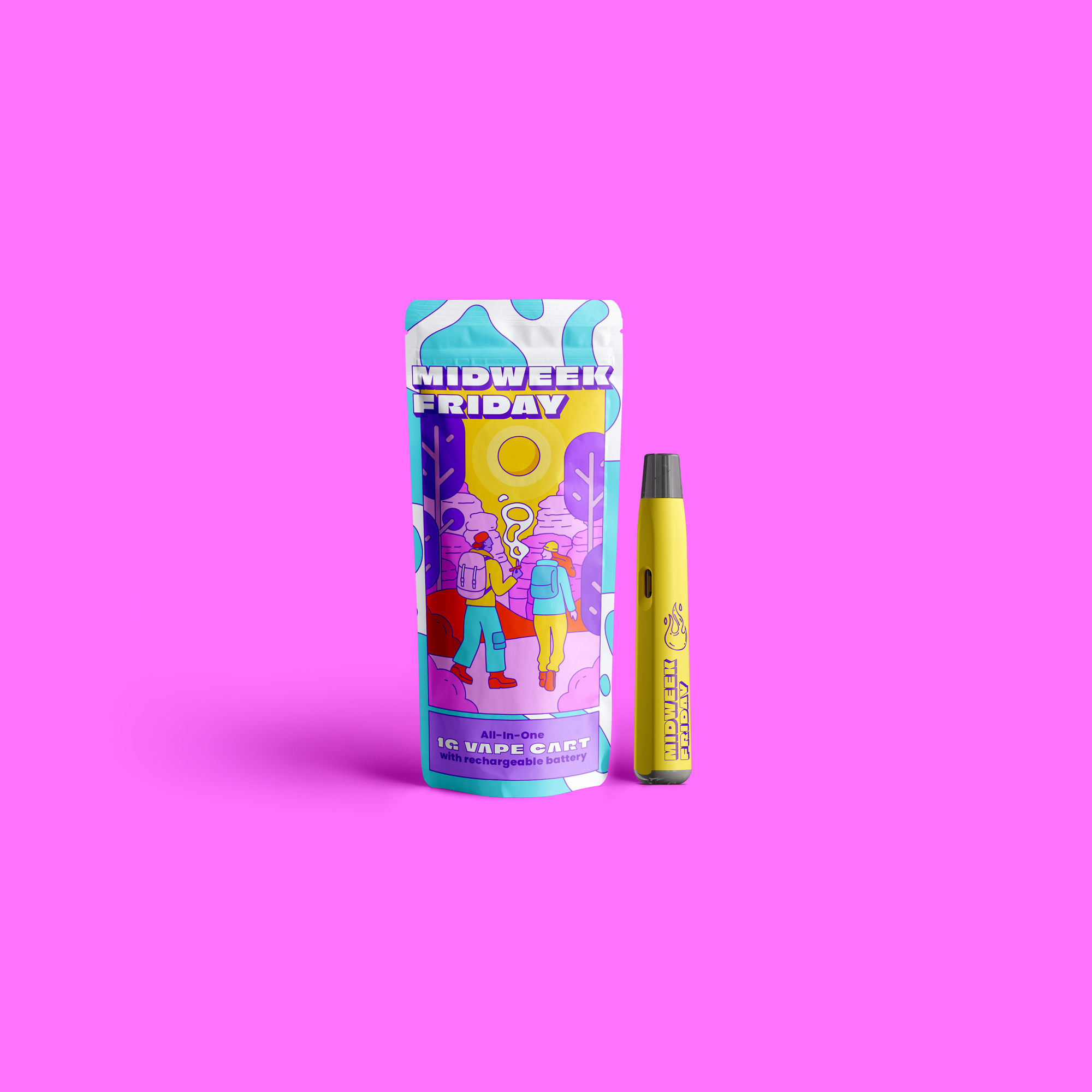 Photograph of product: Brawndo Megavolt 5000 | 1g | Disposable Vape | Midweek Friday
