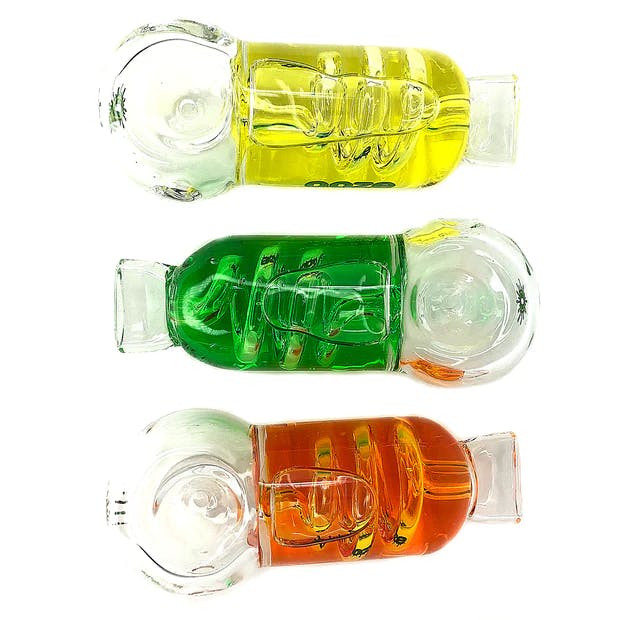 Photograph of product: Ooze Cryo Freezable Glycerin Glass Bowl Yellow