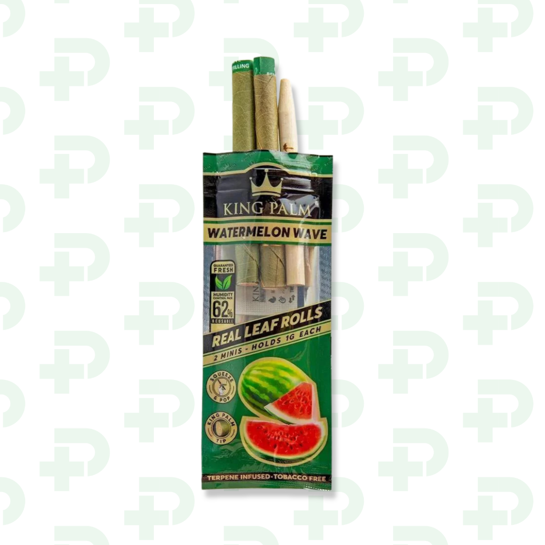 Photograph of product: King Palm Leaf Roll Minis 2pk - Watermelon Wave