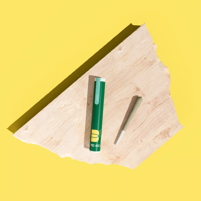 Photograph of product: The Botanist Garlic Triangle 1g preroll