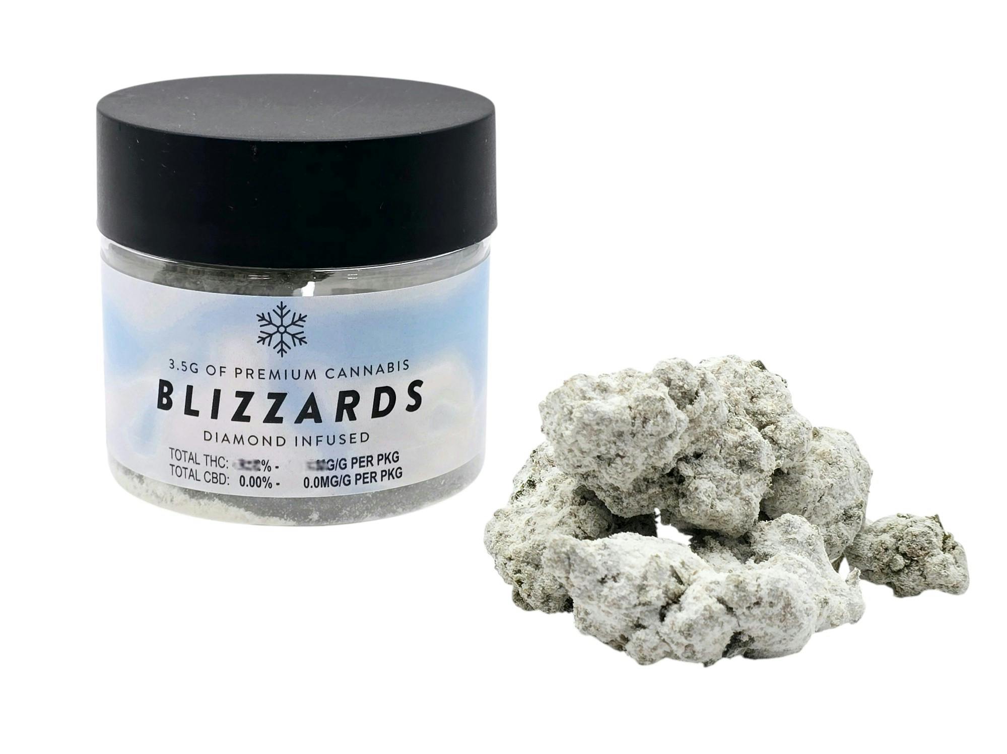 Photograph of product: Blizzards Jealousy Diamond Infused Flower - 3.5g