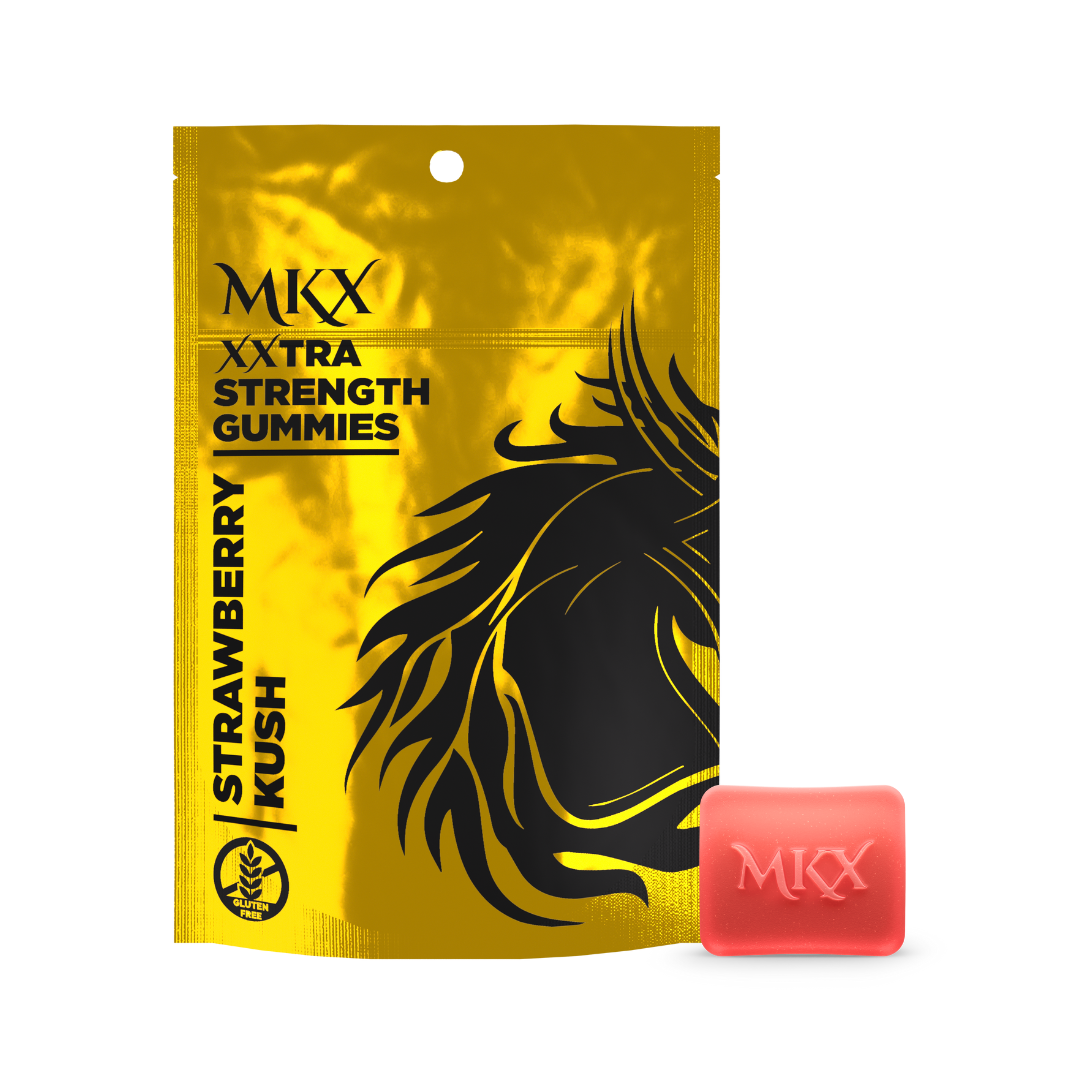 Photograph of product: MKX - Gummies 200mg - STRAWBERRY KUSH