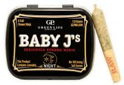 Photograph of Product: Baby J's | Mini Pre-Rolls | Northern Lights OG 6pk | 1.8g