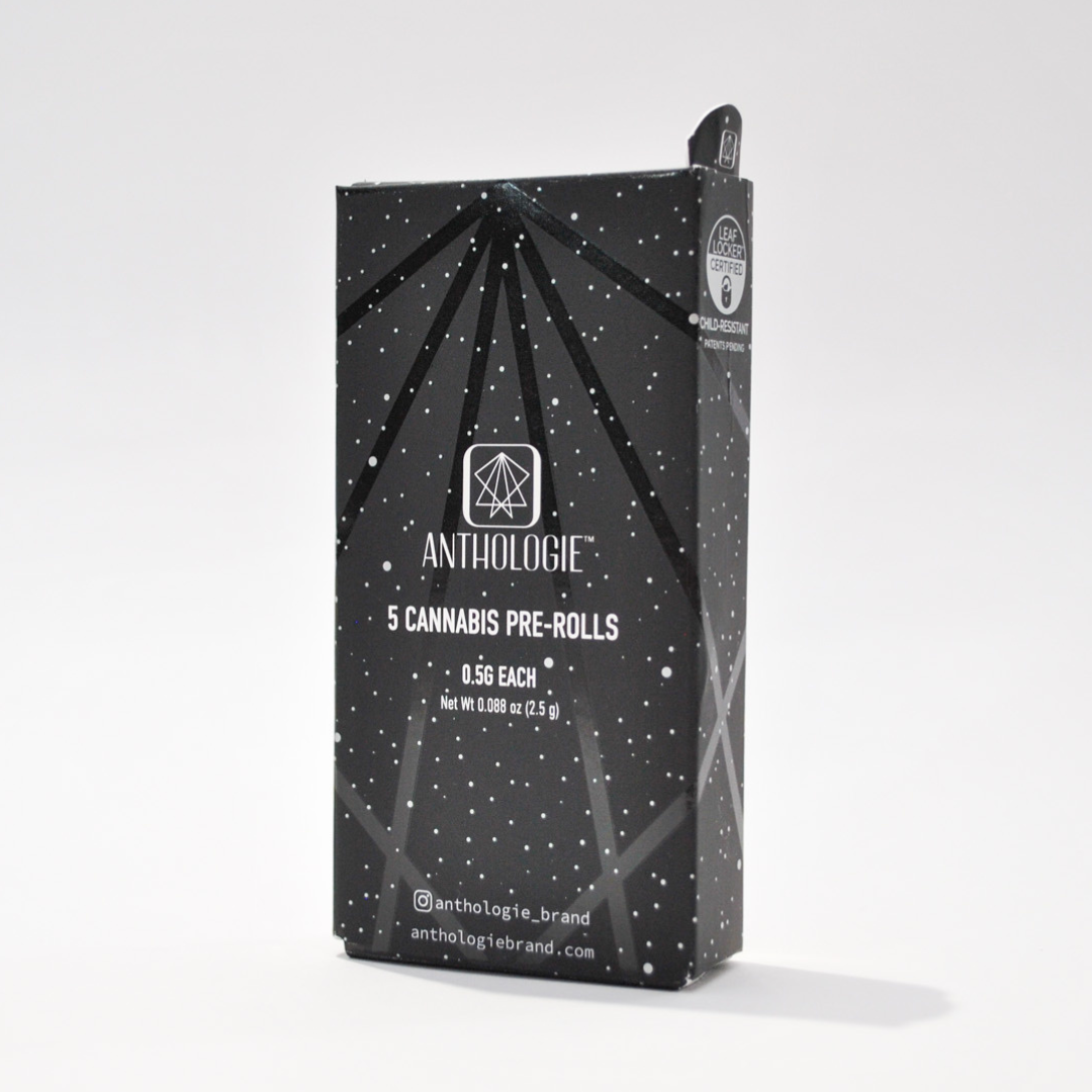 Photograph of product: Anthologie | Motorbreath #15 (I-H) Pre Rolls | 5 Pack (2.5g)