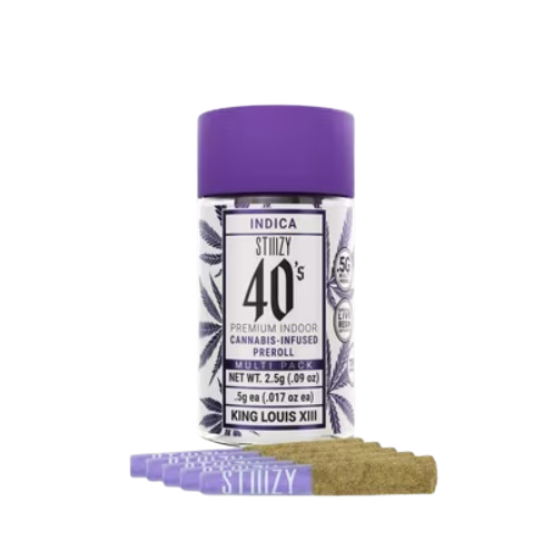 Photograph of product: King Louis XIII Infused Pre-Rolls (5 Pack) | 2.5g
