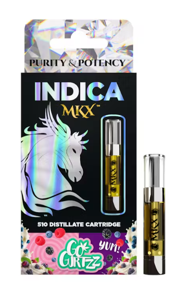 Photograph of product: MKX | Go Gurtzz | Vape Cart | 1g | Indica